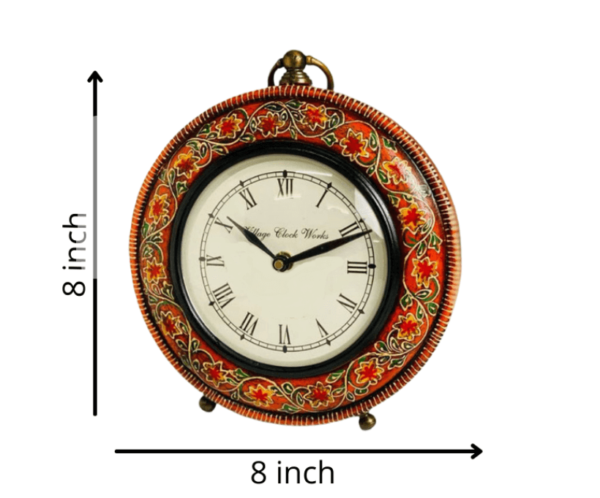 3-1 HandPainted Table Clock