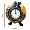 71 Peacock Table Clock