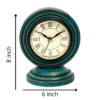 Table Clock Antique Blue