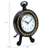 8 inch (10) Antique Black Table Clock