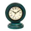 Table Clock Antique Blue