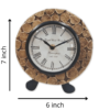 8 inch (3) Coin Table Clock