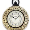 ANTIQUE COINS UNIQUE DECORATIVE ANALOG CLOCK