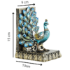 Peacock Bookend