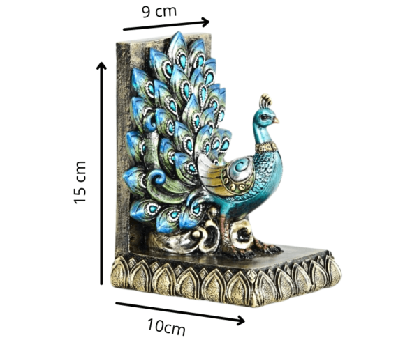Peacock Bookend