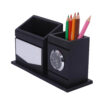 AMI-62 Personalized Gift, Name Printed, Wooden Pen Stand With Card Holder.