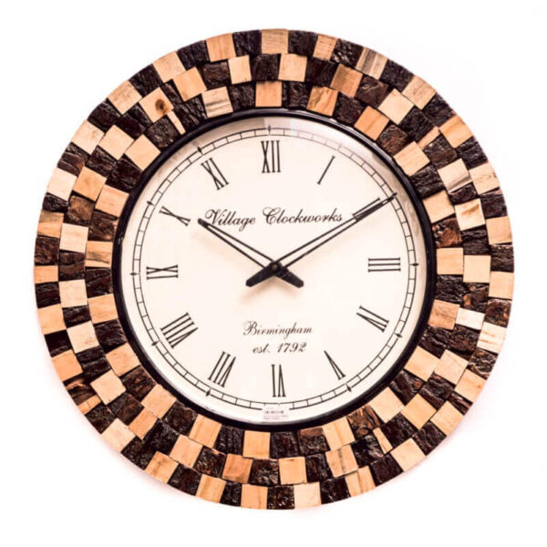WOODEN ANALOG WALL CLOCK