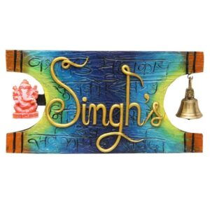Designer Name Plate Singh's
