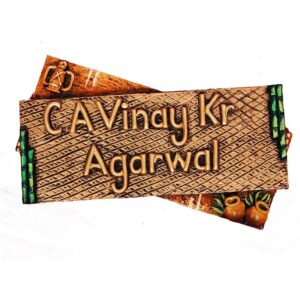 C.A. Agarwal Decorative Name Plate
