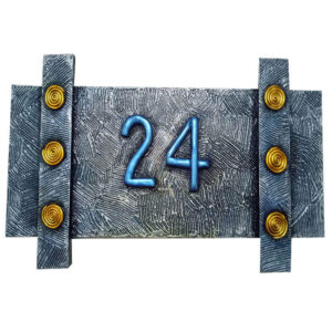 WOODEN 24 NAMPLATE