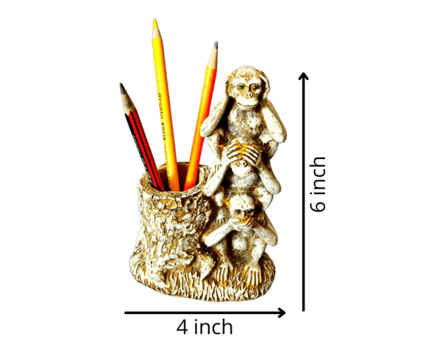 Monkey fiber Pen Stand