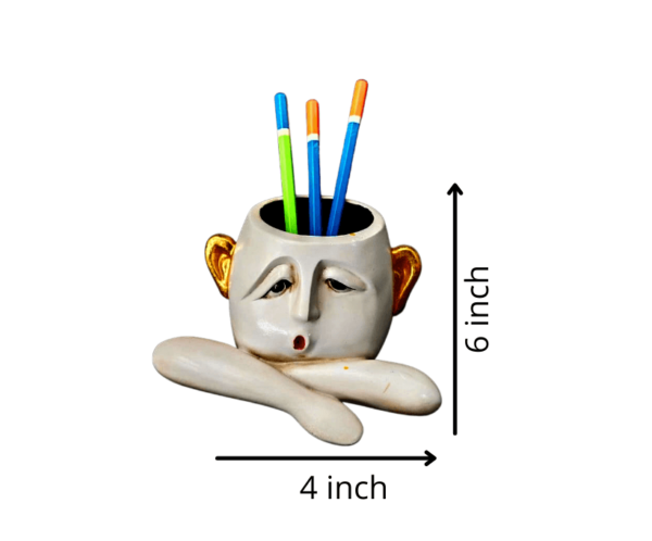 Human Face Pen Stand