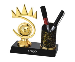 Corporate Gifts Clock with Pen Holder