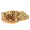 Om Shaped Metal Gold Plated Incense Stick Holder (Agarbati Stand)