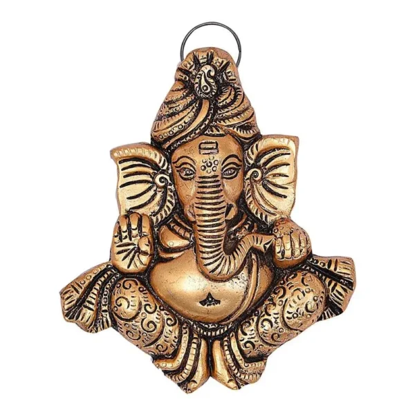 Wall Hanging Ganesha ji Looks Very Beautiful Decorative for Wall It is Also an Ideal Gift as Wedding Gifts,Corporate Gifts,Birthday Gifts,Diwali Gifts,New Year Giftsetc.