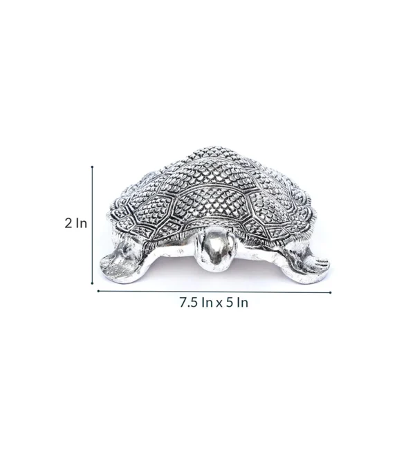 Metal Turtle (Tortoise for Vastu Feng Sui) kachua Yantra for Good Luck, Gift for Career and Luck Home Decoration