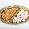 Metal Decorative Tray for Tableware,Dry Fruit Tray,Saunf Supari Candy,Dry Fruit and Sweets Serving Tray in Traditional Design Metal for Table Showpiece Decorative,Mouth Freshner Tray.