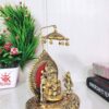 Riddhi Shiddhi Ganesha Metal Statue for Temple Pooja,Ganesh Murti Decorative Your Home,Office & Religious Gift Article,Ganpati Bappa Sculpture,Religious idol,Sowpiece Figurine,Gift Article...