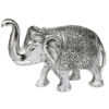 Metal Elephant Silver Color for Showpiece Enhance Your Home,Office & Table and Gift for Have House Warming Anniversaries, Birthday.