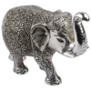 Metal Elephant Silver Color for Showpiece Enhance Your Home,Office & Table and Gift for Have House Warming Anniversaries, Birthday.