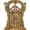 Home Decor & Gifts Metal Sri Venkateswara Idol, 4cm x 24 cm x 17 cm, Golden