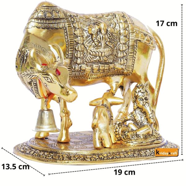 Laxmi Ganesha Saraswati Metal Statue with Diya,Laxmi Ganesha Murti for Pooja & Decor Your Home,Religious Showpiece,Gift Article for Diwali