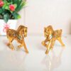 MG0149B Horse Metal Statue for Wealth,Income & Table Top Figurine for Living Room,Office,Bedroom,Decorative,Feng Shui & Vanstu,Animal Showpiece Figurines...