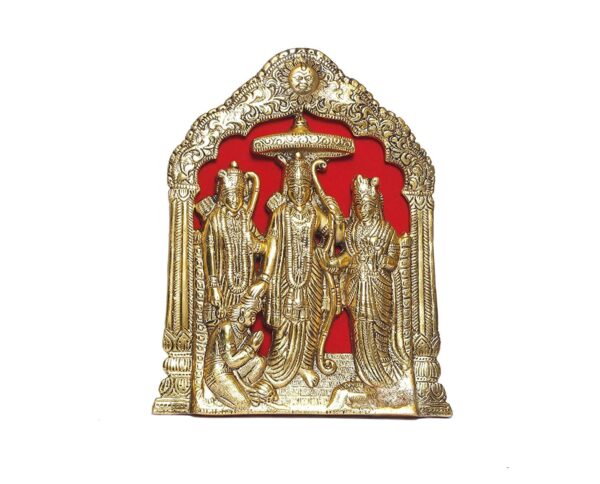MG0151B Shree Ram Metal Statue for Pooja,Lord Rama Laxman Sita & Hanuman Murti Religious Idol for Home,Office Decor,Shopiece Figurines,Gift Article