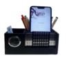 Wooden calender desk organizers phone /pen /pencil holder for home and office