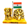 India Flag With Peacock and Ashoka Pen Stand India Flag With Peacock and Ashoka Pen Stand  is an ideal for gifting to family and friends or office friends pen holders for office| pen stand| office stationery items| desk organizer for office.
