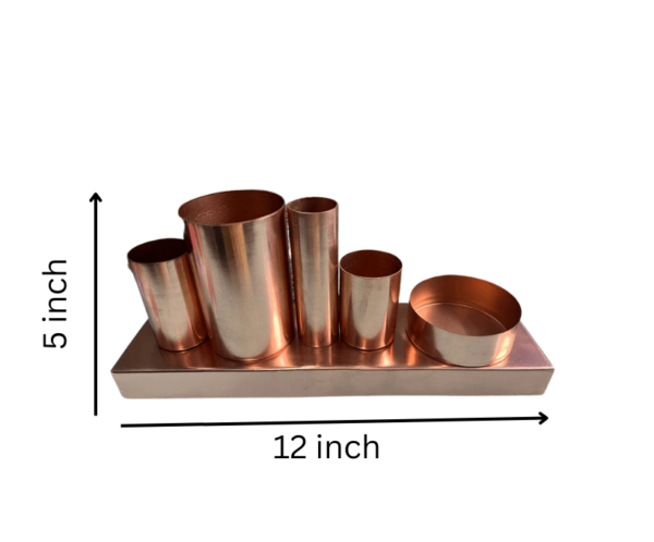 AMII76A Stainless steel pen holder for desk organizer