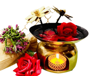 Decorative metal diffuser