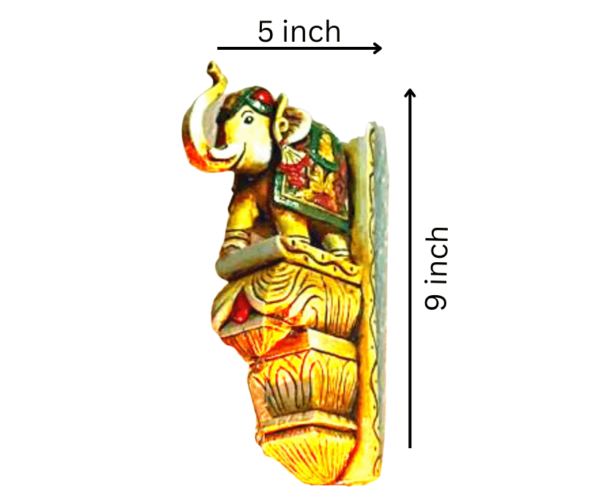 Antique elephant wall  hanging tea light holder