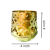 Golden decorative Candle holder