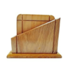 Wooden tea coaster with holder