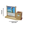 tiny png 2 Wooden pen stand clock with calender for office