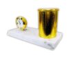 amiicraft Clock with Gold plated Pen Stand for corporate gifting