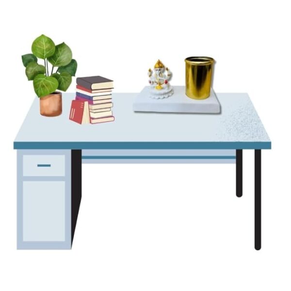 41OSZK5ucL._SX679_.jpg amiicraft Metal Gold Plated Pen Stand wirh Marble Ganesha best for gifting and office Table use