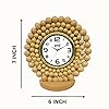 amiicraft Wooden Round shap Table Clock for Home and Office Gifting use