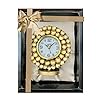 51YtUzC7S-L._SS100_.jpg amiicraft Decorative Table Clock, Round Gold Frame with Antique Design, Wooden Base for Home Decor and Corporate Gifting use