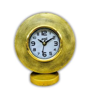 61yYKFhry6L._SL1080_.jpg amiicraft - Handmade Antique Wooden Table Clock Desk Clock Table Clock for Home & Office Bed Room Living Room Study Room Decor